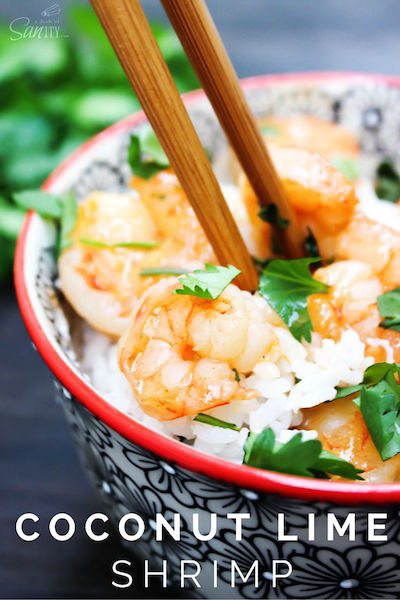 Coconut Lime Shrimp - Easy Meal Plan #13