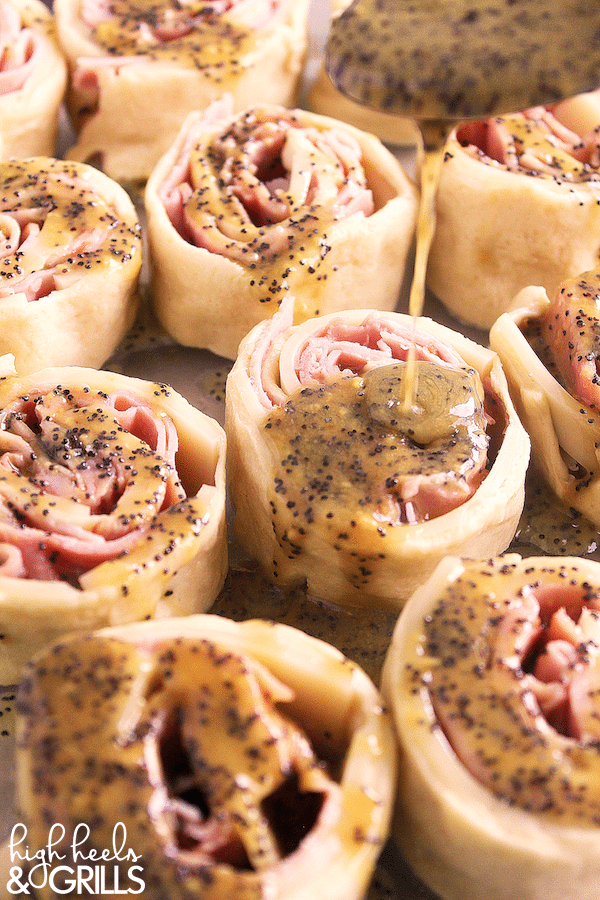 Baked Ham and Cheese Rollups - These are a crowd pleaser EVERY time I make them.