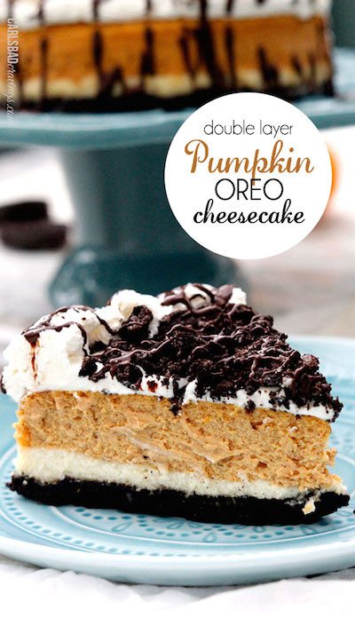 Double Layer Pumpkin Oreo Cheesecake - Easy Meal Plan #14