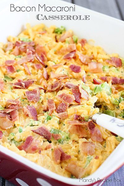 Bacon Macaroni Casserole - Easy Meal Plan #16