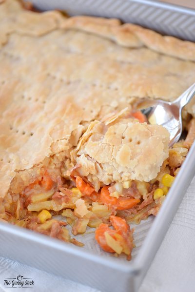 Cheesy Ham Pot Pie - Easy Meal Plan #17