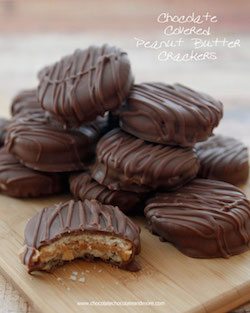Chocolate Covered Peanut Butter Crackers