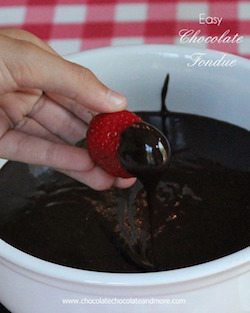 Easy Chocolate Fondue