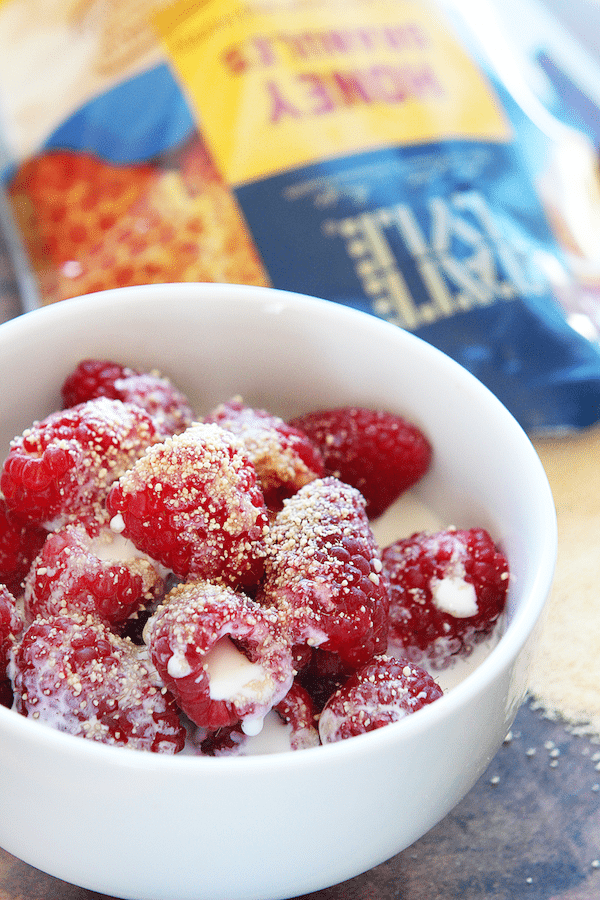 Raspberries and Cream Fruit Bowl 4 copy