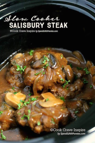Slow Cooker Salisbury Steak - Easy Meal Plan #15