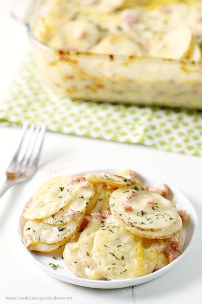 Cheesy Scalloped Potatoes with Ham - Easy Meal Plan #21