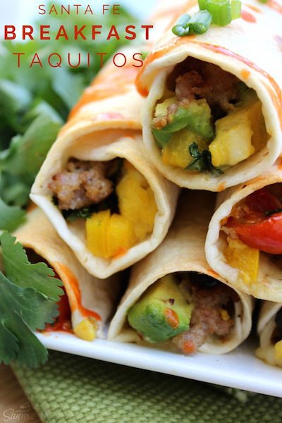 Santa Fe Breakfast Taquitos - Easy Meal Plan #21