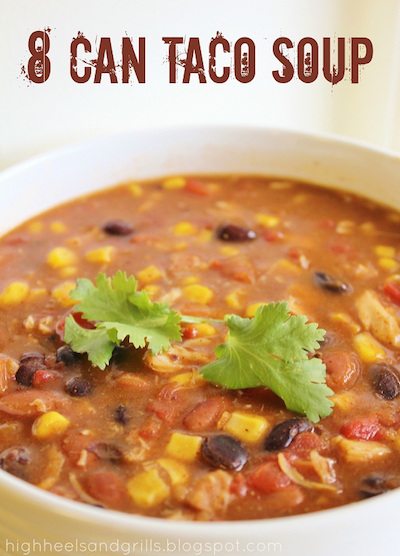 8 Can Taco Soup - Easy Meal Plan #21