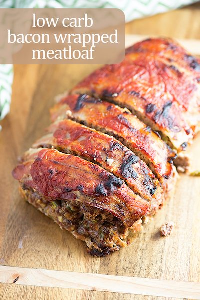 Low Carb Bacon Wrapped Meatload - Easy Meal Plan #20