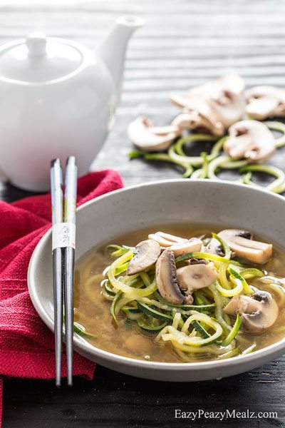 Ginger Miso Zoodle Bowl - Easy Meal Plan #21