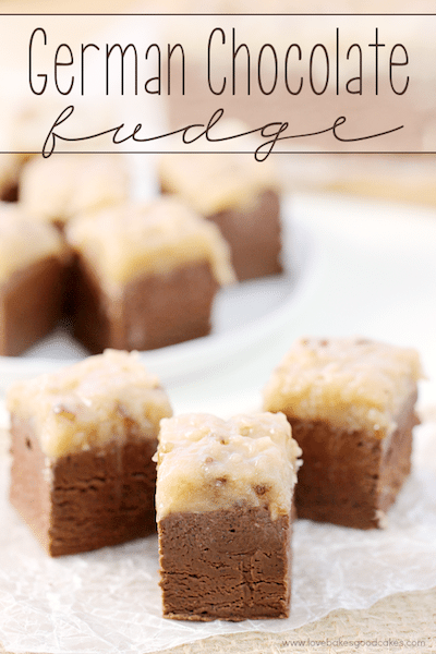 German Chocolate Fudge - Easy Meal Plan #25