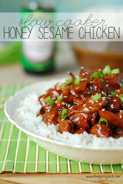 Slow Cooker Honey Sesame Chicken - Easy Meal Plan #25