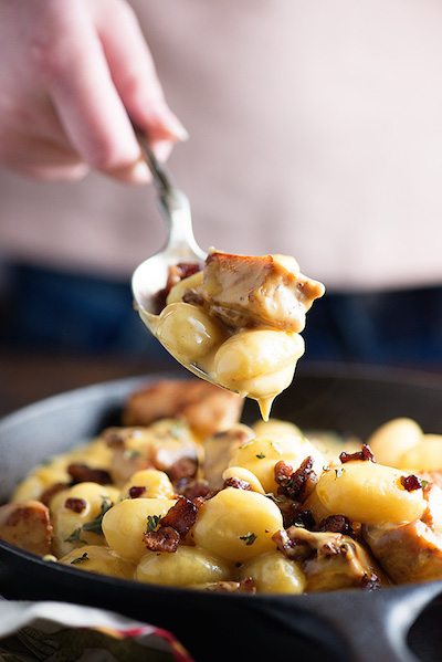 Cheesy Gnocchi with Pork and Bacon - Easy Meal Plan #25