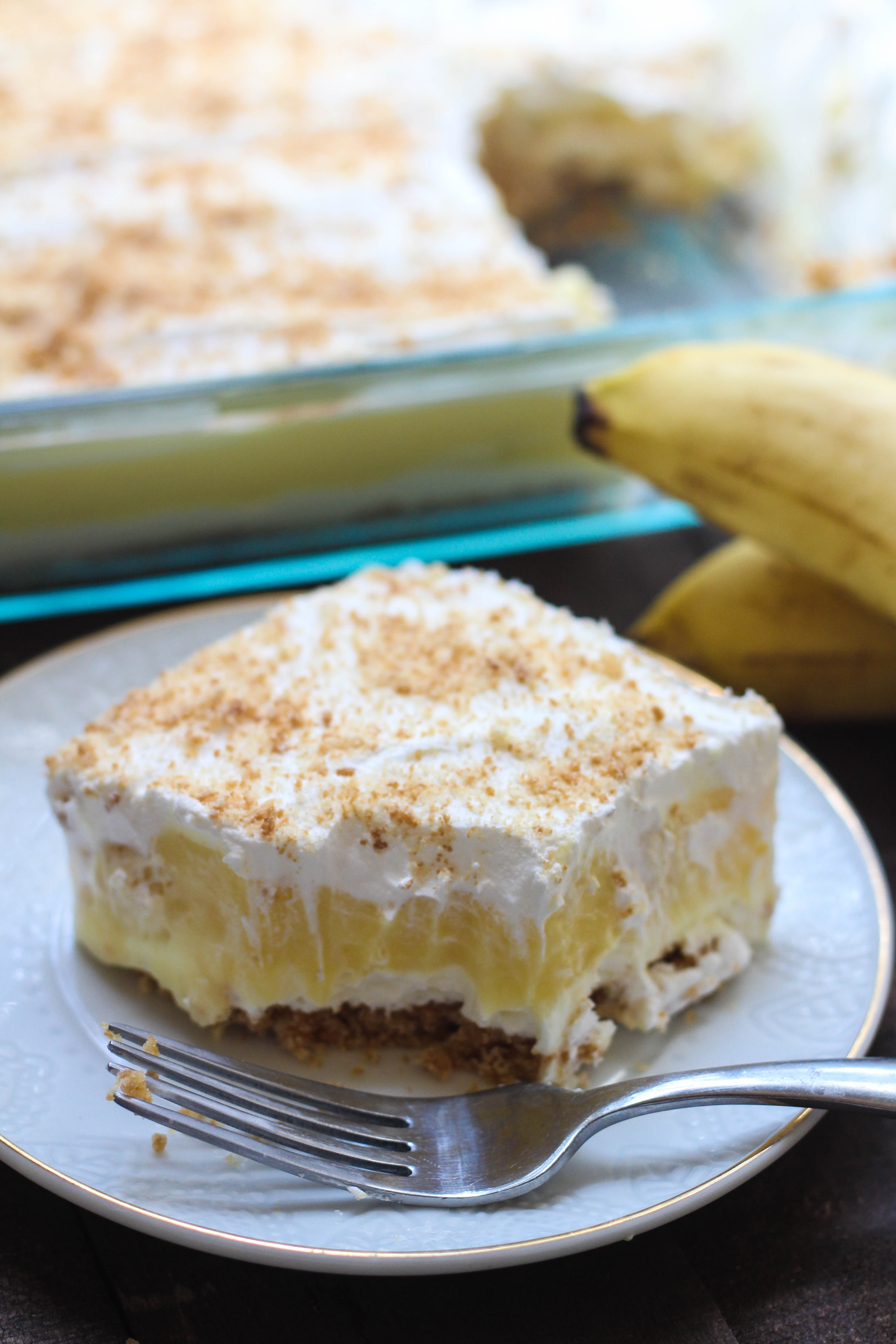 No Bake Banana Pudding Layer Dessert 3 - High Heels and Grills