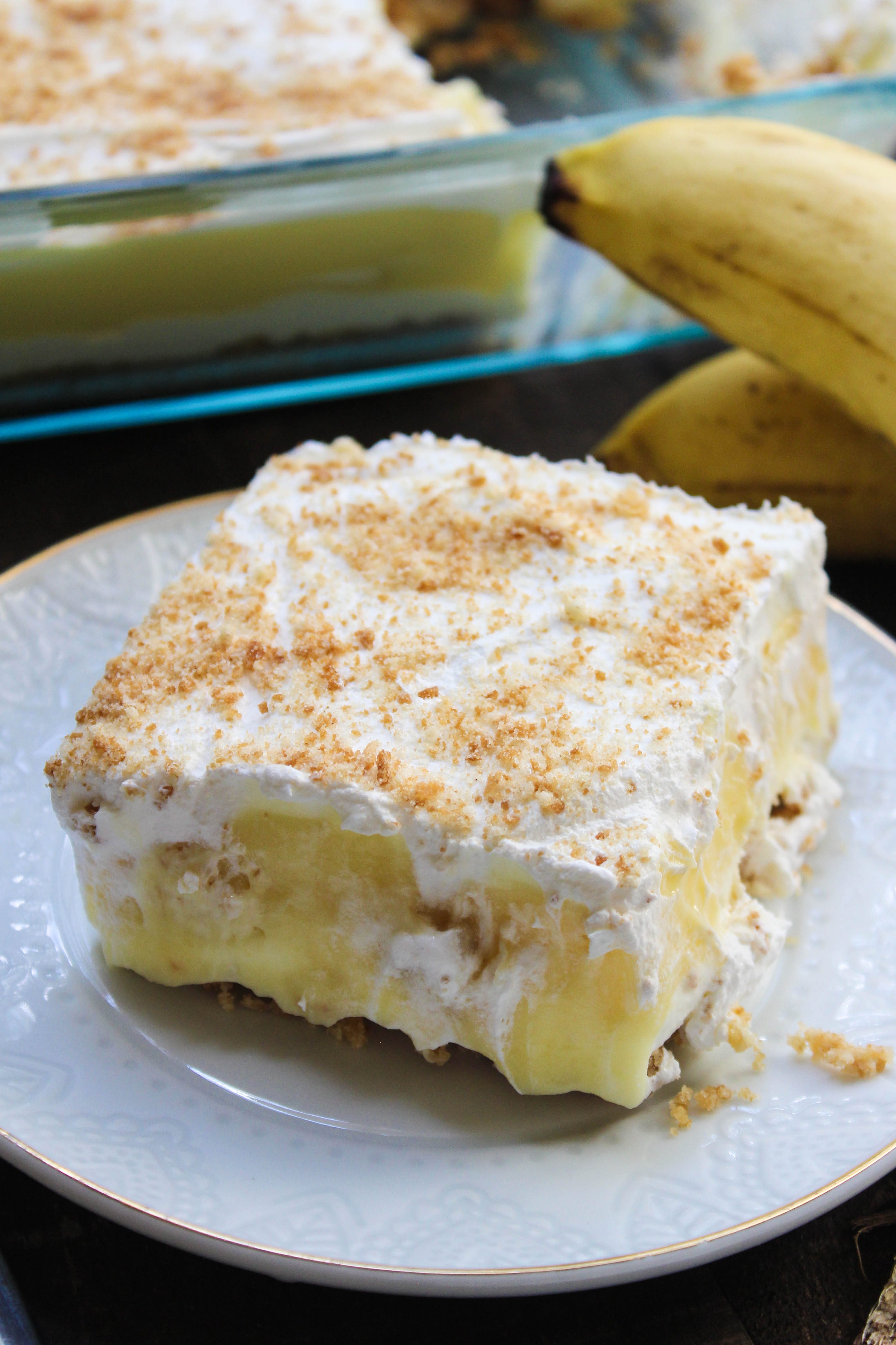 No Bake Banana Pudding Layer Dessert 4 - High Heels and Grills