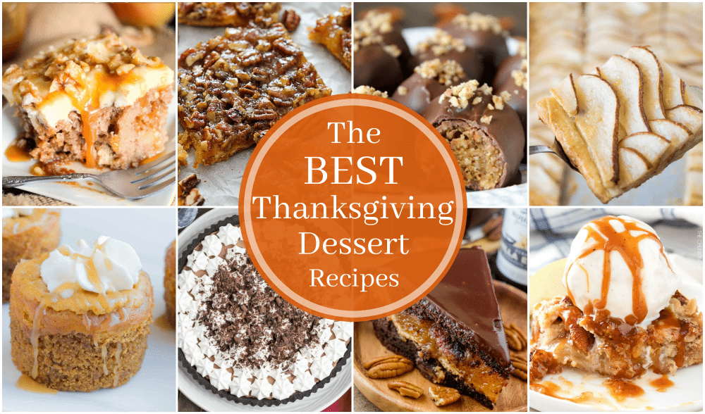 Best Thanksgiving Dessert Recipes Collage