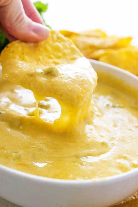 Best Appetizer Recipes - Slow Cooker Green Chile Queso