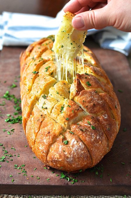 Best Appetizer Recipes - Cheese and Garlic Crack Bread
