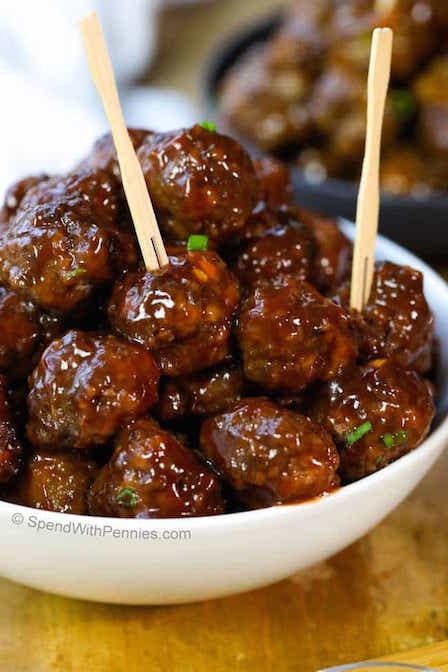 Best Appetizer Recipes - Sweet and Sour Cocktail Meatballs