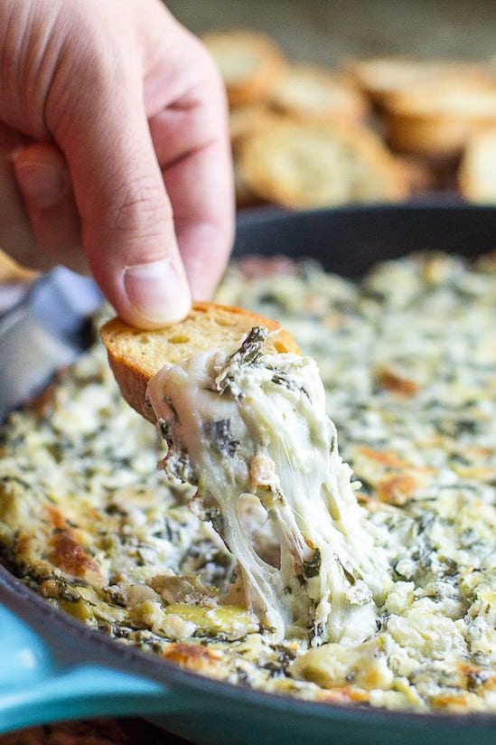 Best Thanksgiving Side Dishes - Spinach Artichoke Dip Recipe