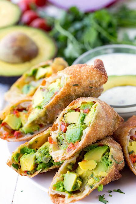 Best Appetizer Recipes - Avocado Egg Rolls