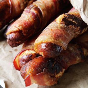 Bacon Wrapped Soft Pretzels