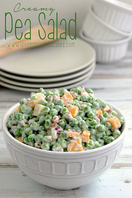 Creamy Pea Salad - Best Easter Side Dish Recipes