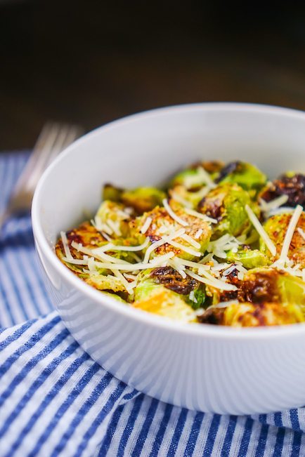 Garlic Parmesan Brussels Sprouts - Best Easter Side Dish Recipes