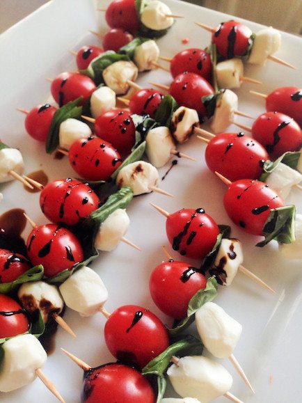 Caprese Salad Skewers - Best Easter Side Dish Recipes