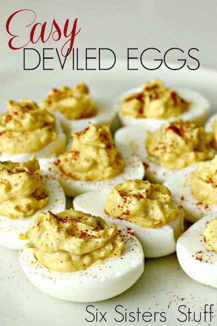 Easy Deviled Eggs - Best Easter Side Dish Recipes
