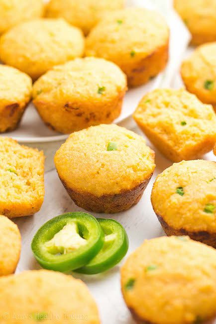 Jalapeno Corn Bread Mini Muffins - Best Easter Side Dish Recipes