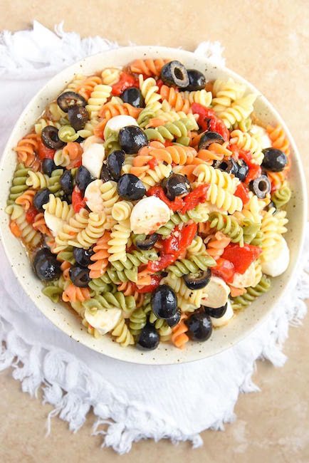 Tri-Colored Pasta Salad - Best Easter Side Dish Recipes