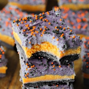 Halloween Sugar Cookie Bars