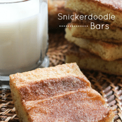 Snickerdoodle Bars
