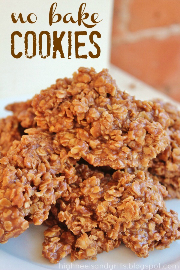 No Bake Cookies {AKA Poop Cookies} High Heels and Grills