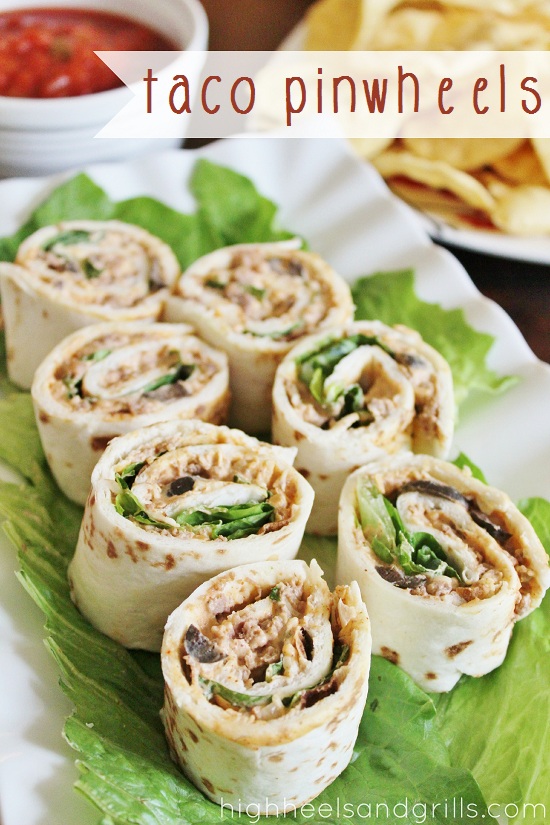 Taco Pinwheels | High Heels and Grills