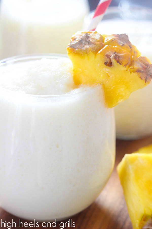 Virgin Pina Colada - Creamy, delicious, and perfect to cool off with!