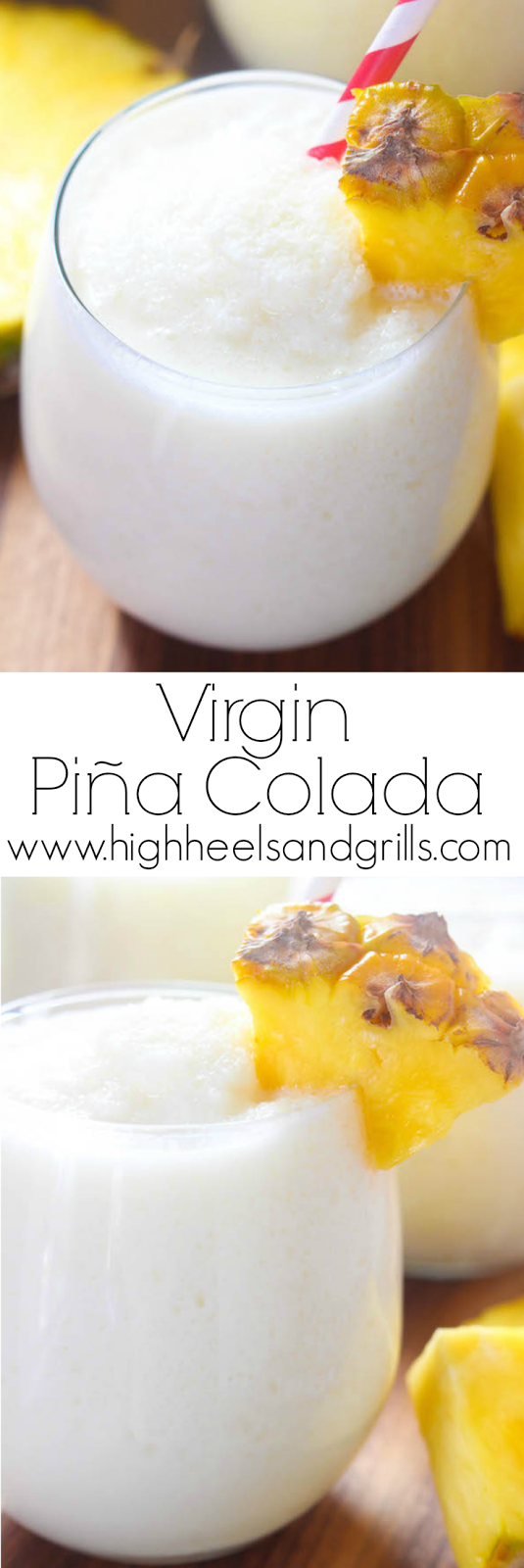 Virgin Pina Colada - Creamy, delicious, and perfect to cool off with!