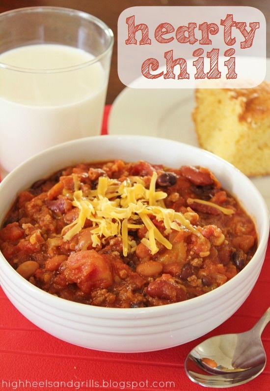 Hearty Chili - High Heels and Grills